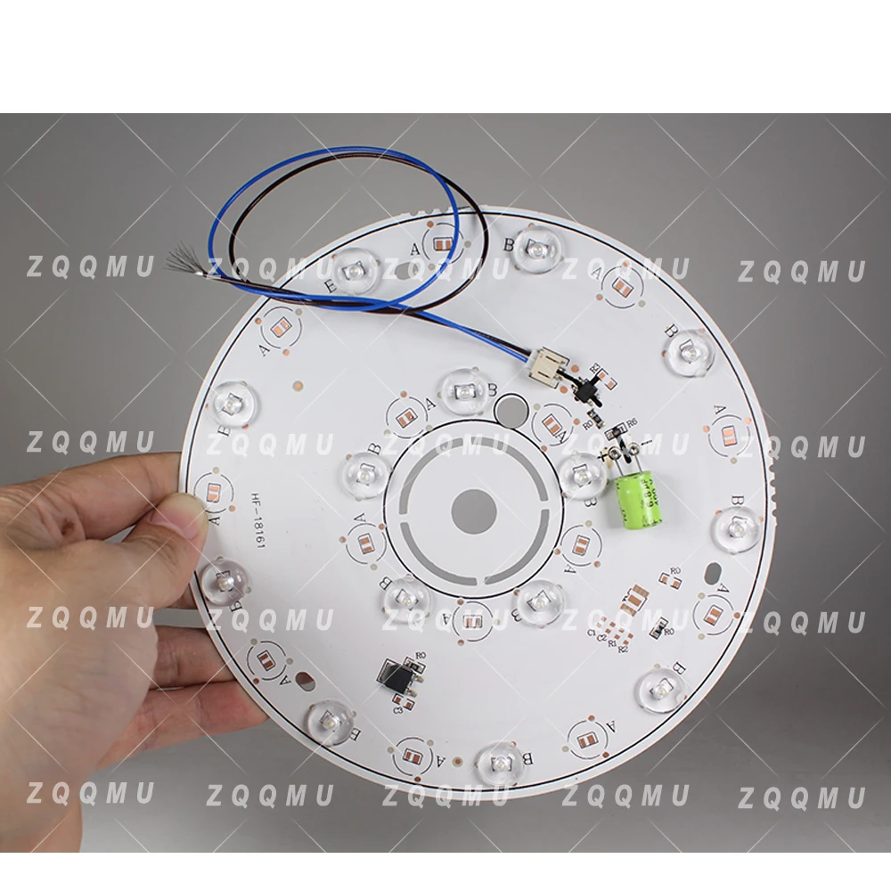 14W 12W 6W AC220V LED Chip Module Round PCB Board Driverless Light Source For Downlight Spotlight Bulb Repair Ceiling Lamp Parts