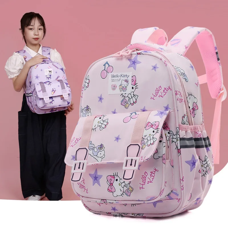 

Sanrio Hello Kitty Cute Cartoon Student School Bag Boys and Girls Kulomi Foreign Style Casual Versatile Trend Backpack