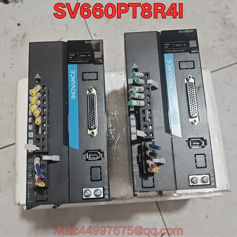 Second-hand SV660PT8R4I servo drive function test is normal  The latest quotation in 2026