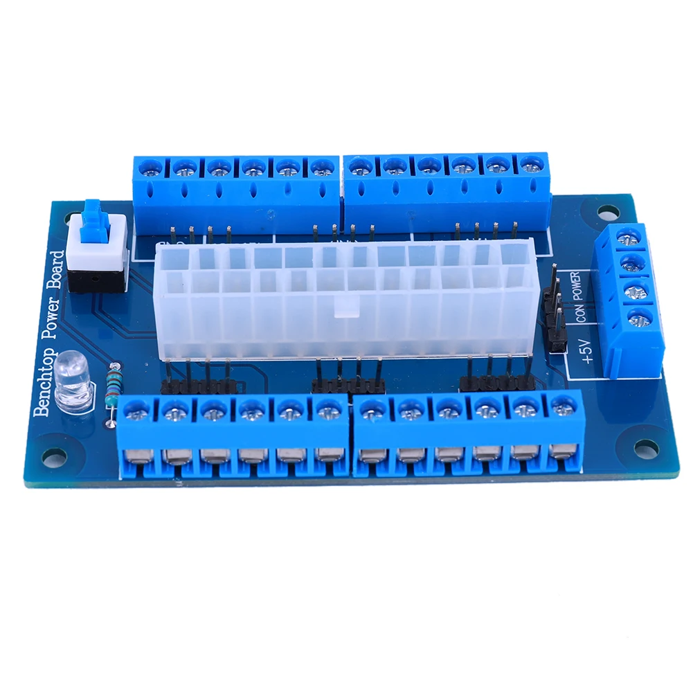 24/20Pin DC Power Adapter Board Module voor ATX DC Voeding Breakout Board Computer Adapter Board DIY Adapter accessoires
