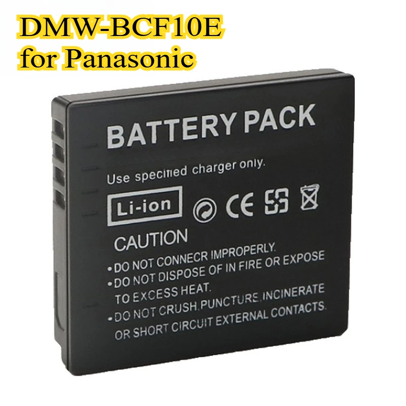 

DMW-BCF10E Аккумулятор 1200 мАч для Panasonic Lumix GF10 GF9 GF8 GF7 GX800 DMC-GF10GK Комплект камеры