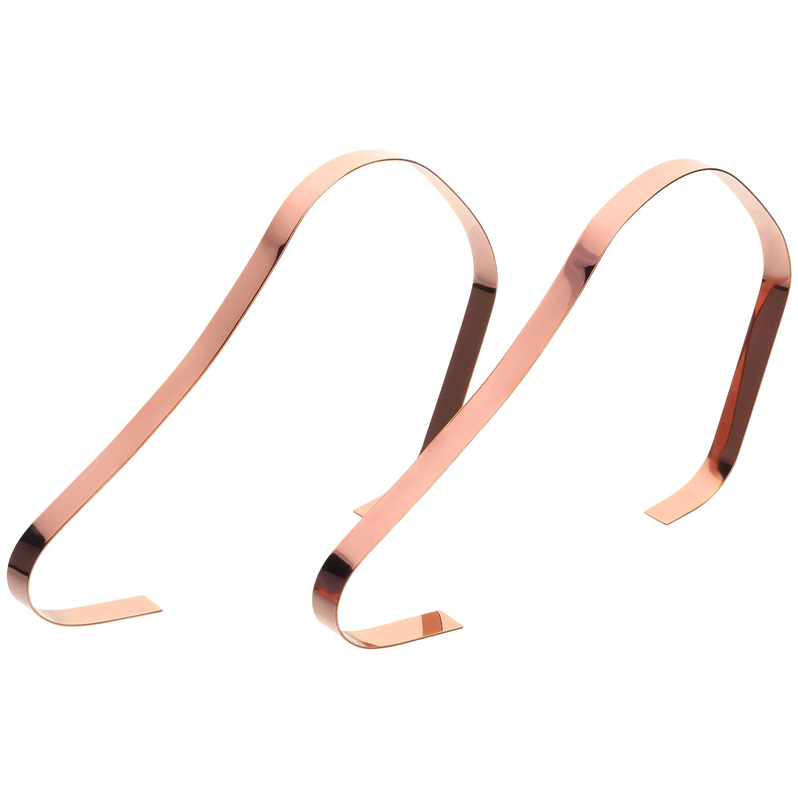 

2Pcs Modern Stainless Steel Shoe Support Holder Display Stand for High Heels Sandals Enhances Visual Appeal and Space Efficiency