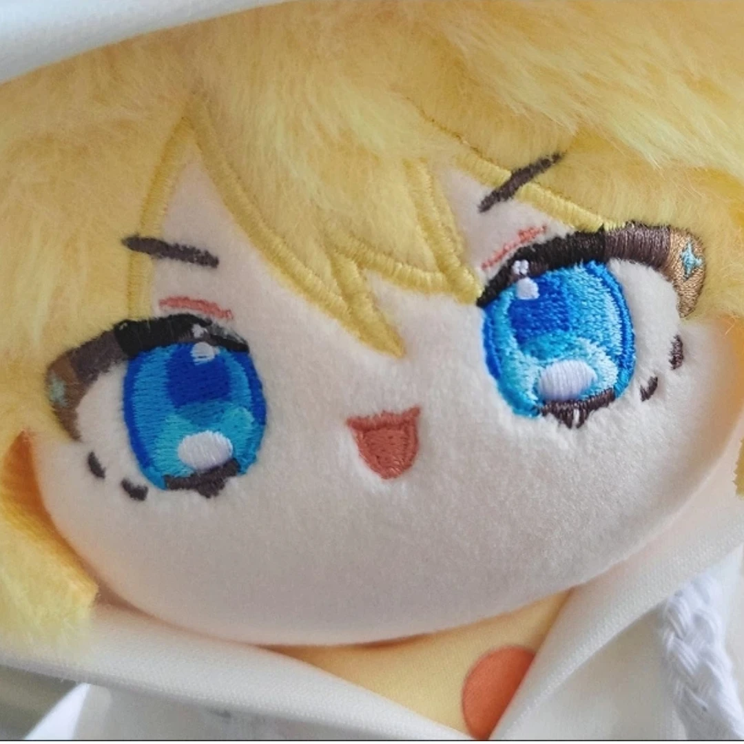 Gevulde 20Cm Anime Rin Len Kawaii Katoenen Pop Cartoon Pop Knuffels 20Cm Mantel Dress Up Pop Speelgoed meisje Geschenken