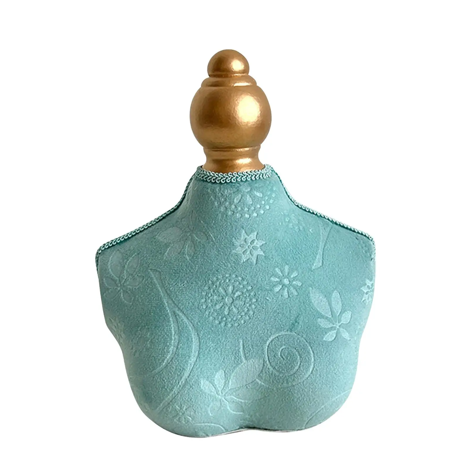 

Wood Fabric Necklace Holder Jewelry Display Stand Female Bust Organizer for Pendant Photography Retail Shop