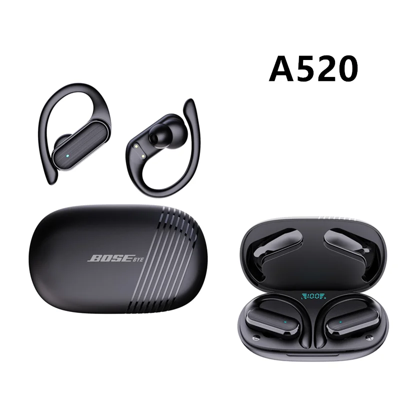 Original brand A520 Touch Control Bluetooth 5.3 HiFI Stereo Waterproof Earphone TWS Earphone Wireless Sports Earphone with Mic