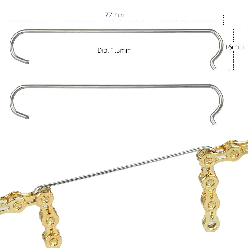 Deemount 3PCS Steel Joint Hook for Bicycle Chain Repair Bike Service Tool non-drop Hooks Cycling Repairing Tools 3PCS/Lot TOL131