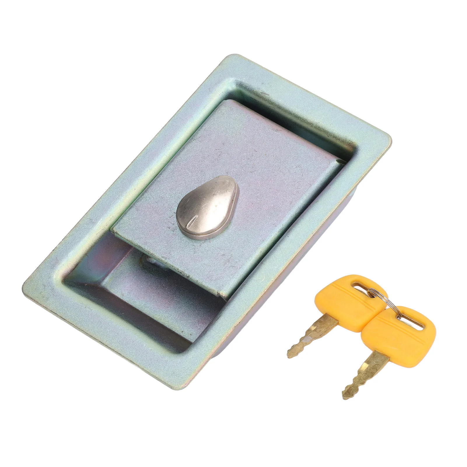 Excavator Hydraulic Pump Lock Side Door Aluminum Alloy with 2 Keys for KATO HD 200 Excavator Hydraulic Pump Side Door Lock view 6