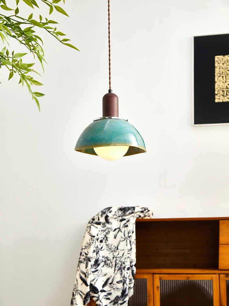 

Французский средневековый стиль ретро керамический ресторан барная стойка подвесной светильник творческая личность искусство спальня прикроватная лампа