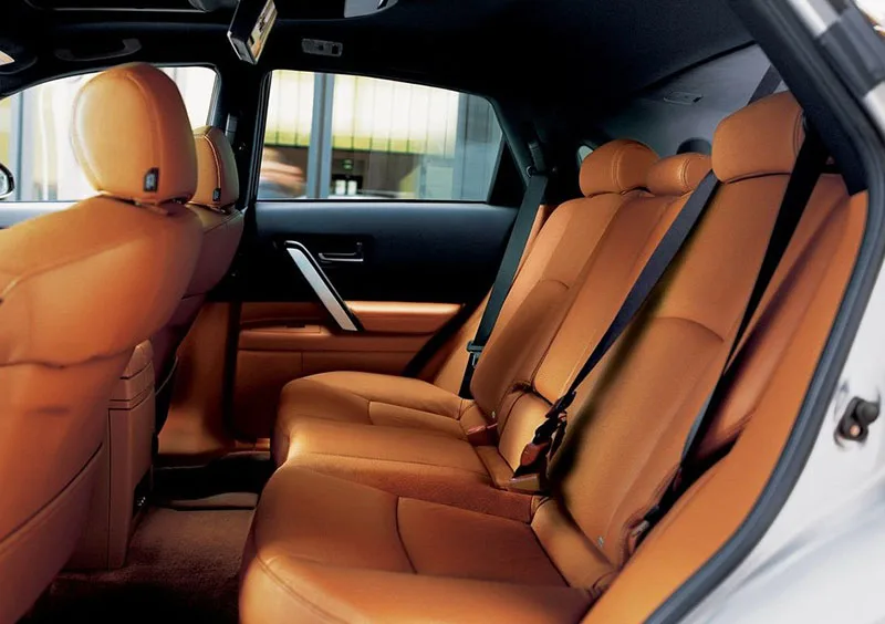 For Infiniti Fx45 2003 2004 2005 2006 2007 Custom PU Leather Car Seat Covers caution Set Protector Accessories