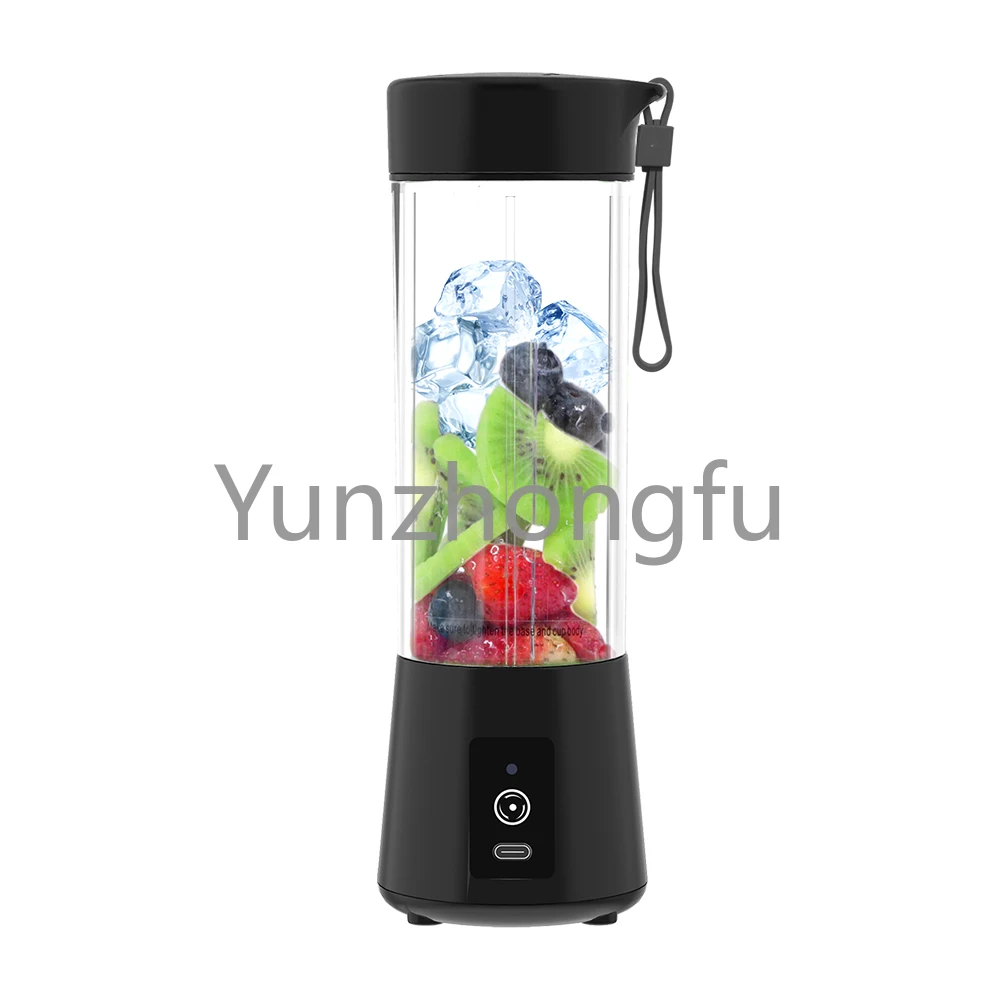 6 blade multi-color High power 2000 mah portable fruit juice cup Type-C rechargeable portable blender