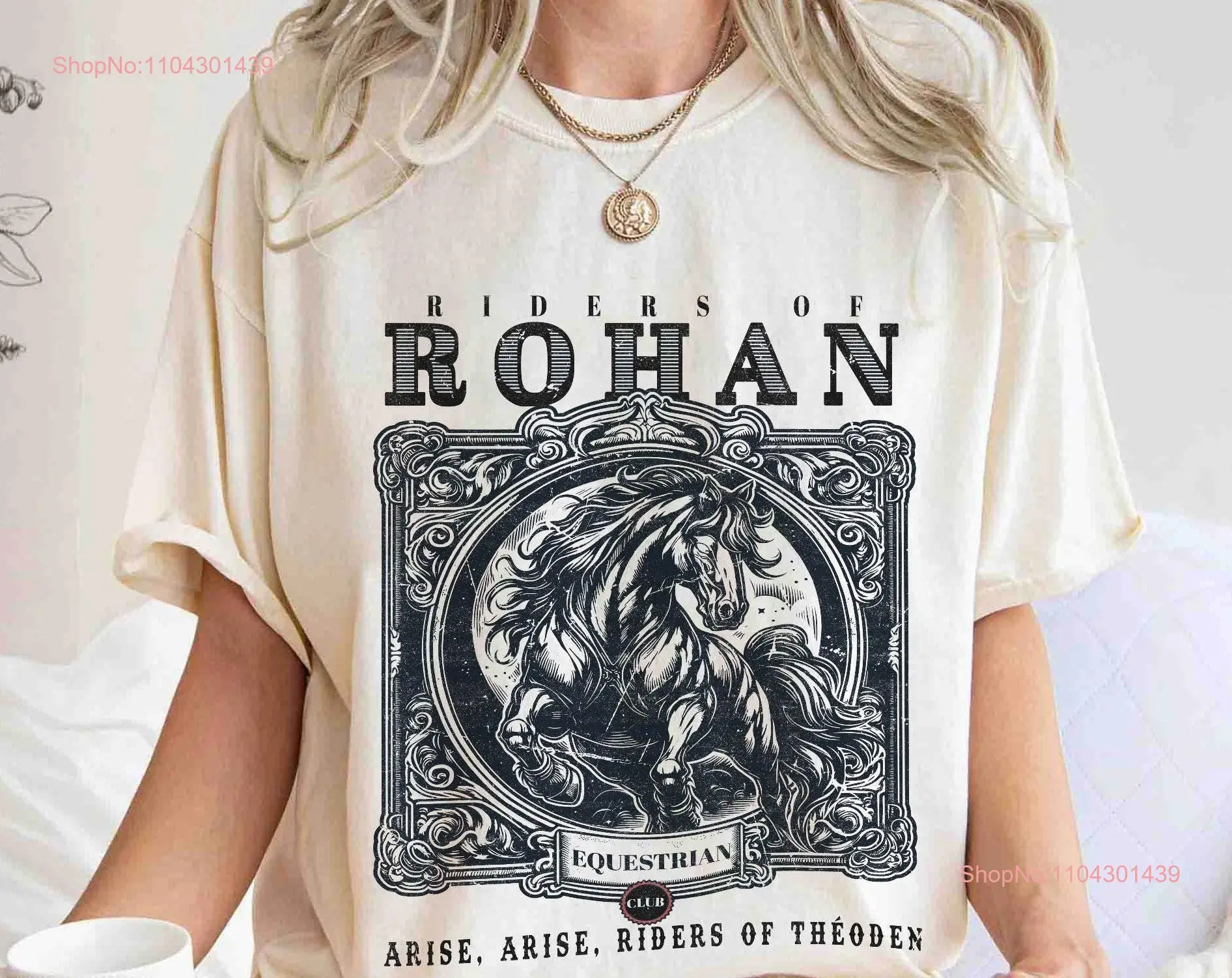 Riders Of Rohan Equestrian Club Comfort Colors T Shirt Lotr Fantasy Merch Jrr Tolkien Book Lover Geek Bookish