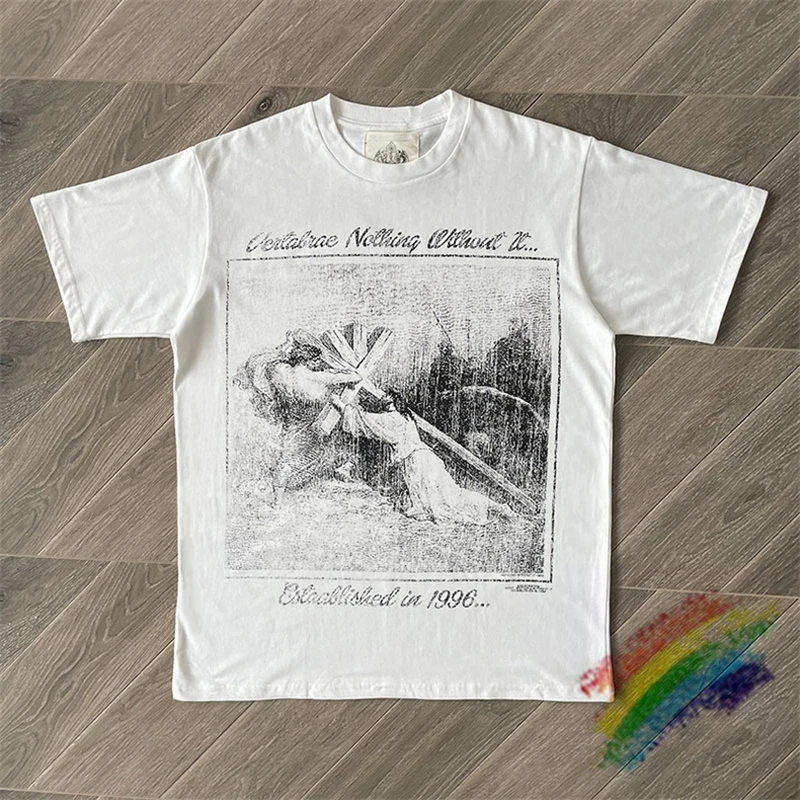Shepherd Saint Jesus Cross Print T Shirt Men Women High Quality T-shirt Top Tees
