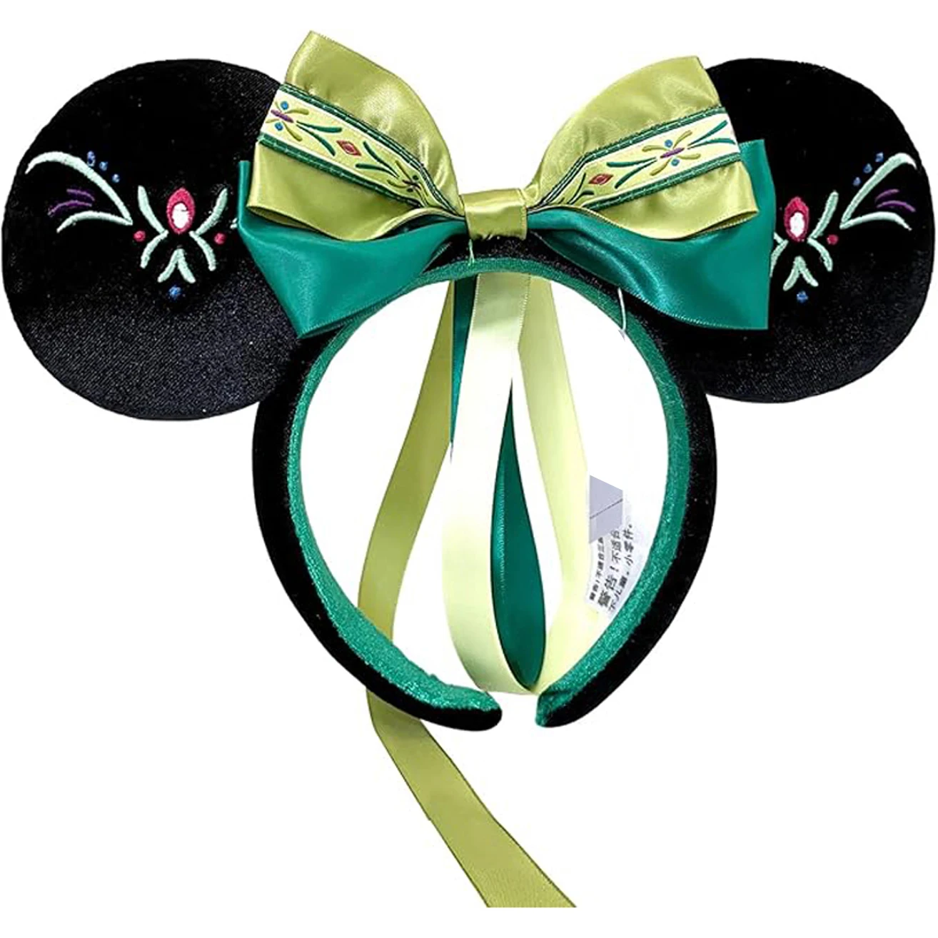 

Mickey Mouse Ear Bow Headbands Glitter Party Christmas Halloween Princess Decoration Cosplay Costume for Girls Women