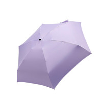 Mini Pocket Sun Umbrella Anti-Uv Upf 50+ Small Women Rain Parasol 5 Folding Capsule Paraguas Para Ninas Umbrella Compact