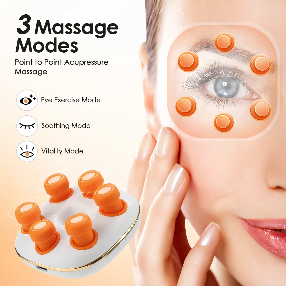 

Electric Nano Steam Eye Massager Eye Mist Sprayer 3 Modes Vibration Atomization Eye Massager Rechargeable Portable Mini Eye Drop