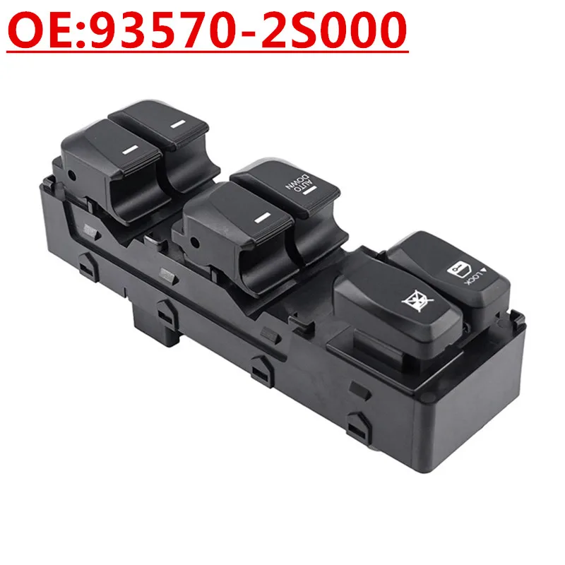 

OE:93570-2S000 Left Power Window Master Control Switch For Hyundai Tucson