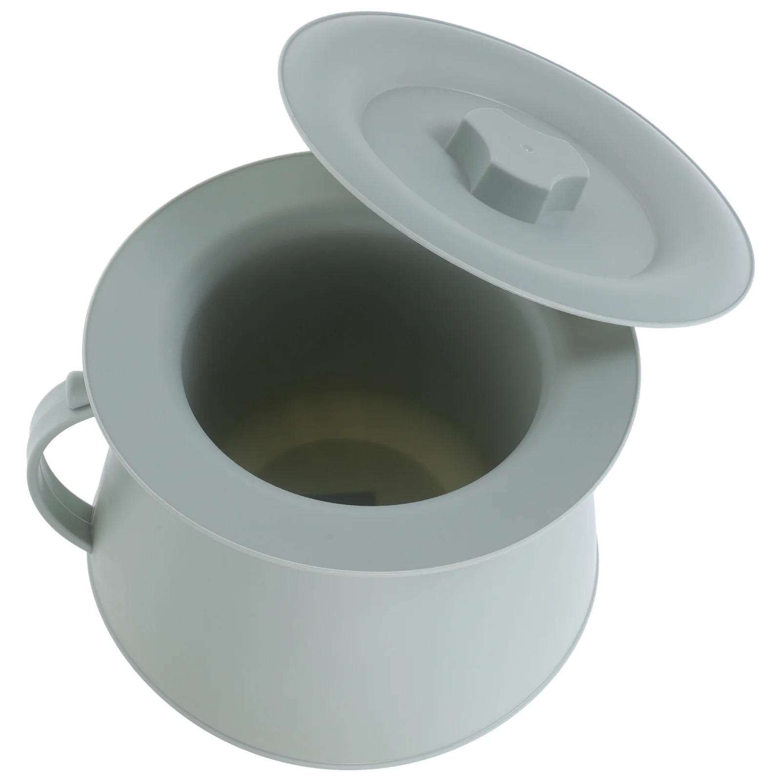 Пластиковый горшок с ручкой, прочное ведро для мочи для семейного использования, портативный туалет для кемпинга, путешествий, восстановления в больнице