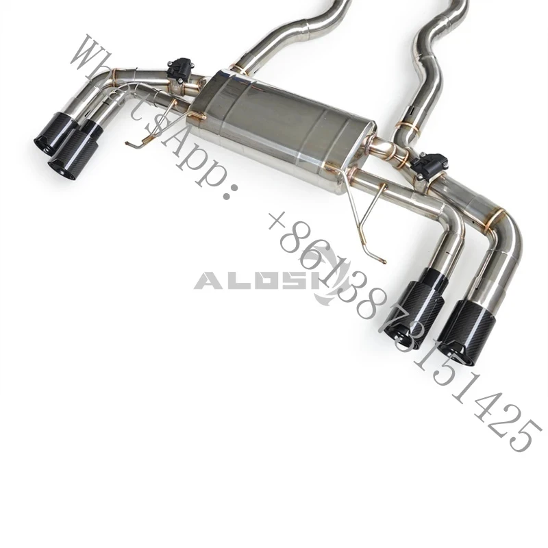 Suitable M550/M550i 4.4T G30 2017-2024 stainless steel high-performance catback exhaust with control system