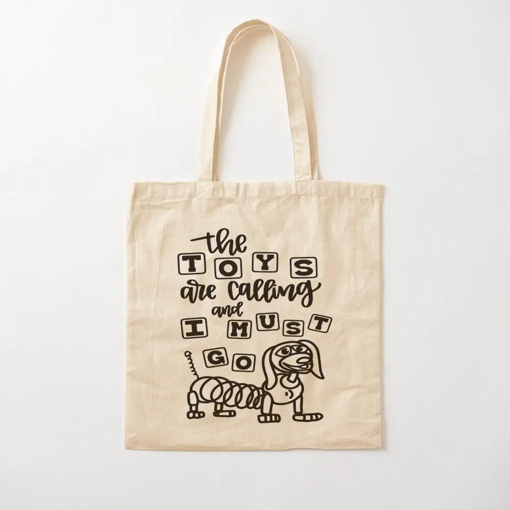 The Toys Are Calling Slinky Dog Tote Bag