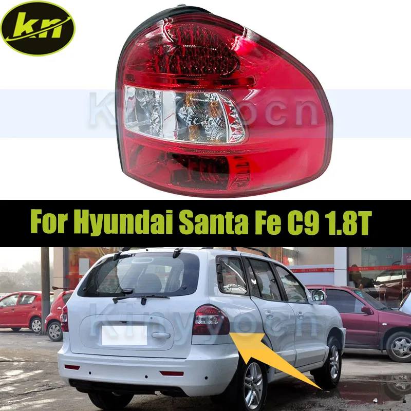 Rear Bumper Taillight Taillamp For Hyundai Santa Fe C9 1.8T Tail Light Signal Lamp Warning Brake Light