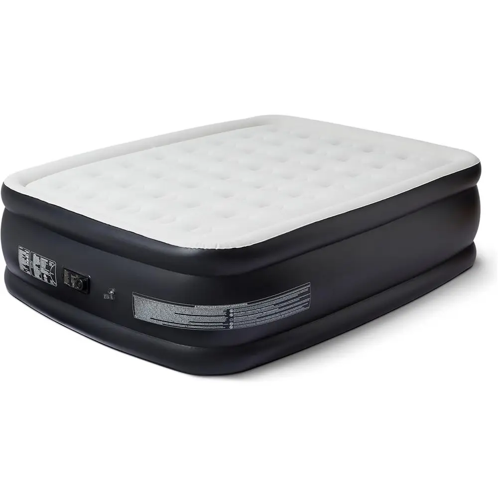 

Portable Queen Size Air Mattress 22in, Inflatable with Pump, Ideal for Home, Travel, or Camping
