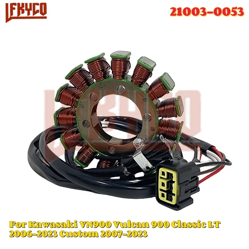 

Motorcycle Generator Ignition Coil Stator For Kawasaki VN900 VN Vulcan 900 Classic LT Custom 2006-2023 21003-0053 Accessories