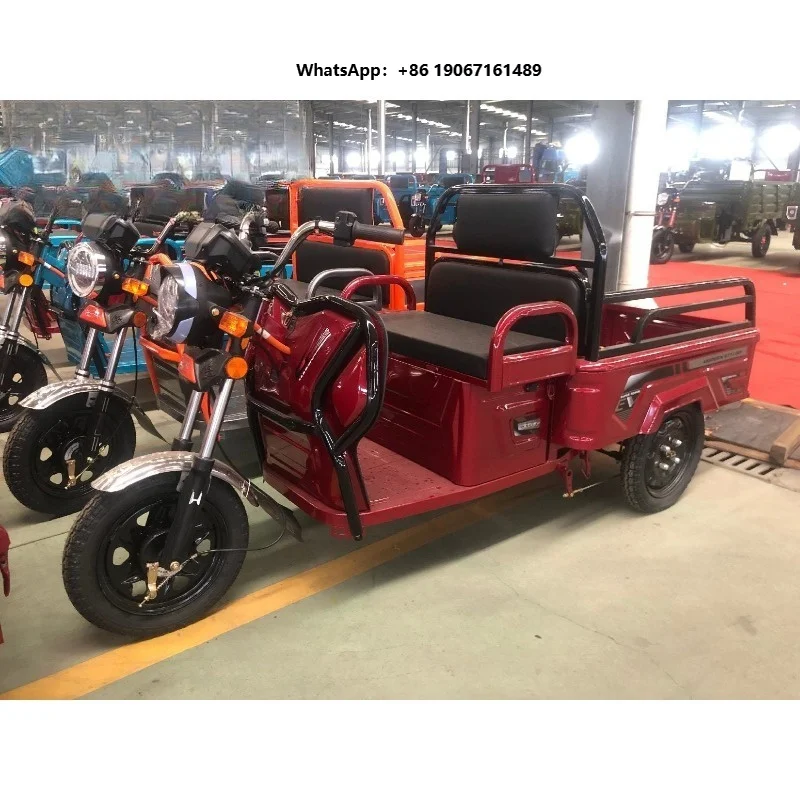 Heavy Duty 1.5m Electric Cargo Tricycle 800W 37mm Shock Absorber Integral Rear Axle 160 Shift Wholesale Supplier xyl