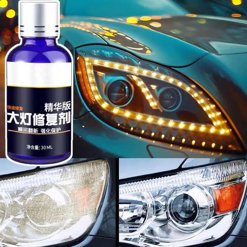 

Car Headlight Scratch Remover Polishing Agent Headlight Restoration Polishing Kit Headlight Restorative Liquid Remove Oxidation