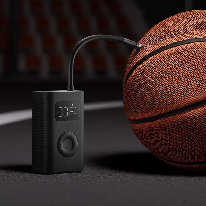 XIAOMI MIJIA Pompa d'aria portatile Boost di velocità del 2,25%, Compressore d'aria elettrico portatile Tesoro, Gonfiatore multiutensile LED tipo C 150PSI