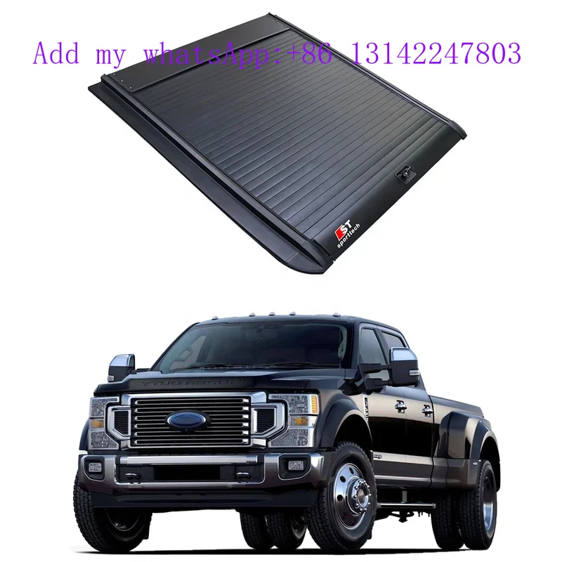

Bed Cover Waterproof Tonneau Cover Pick up Truck HardCar Aluminium Alloy f150 accessories/250 2023 Pickup Car Hard Type Cover