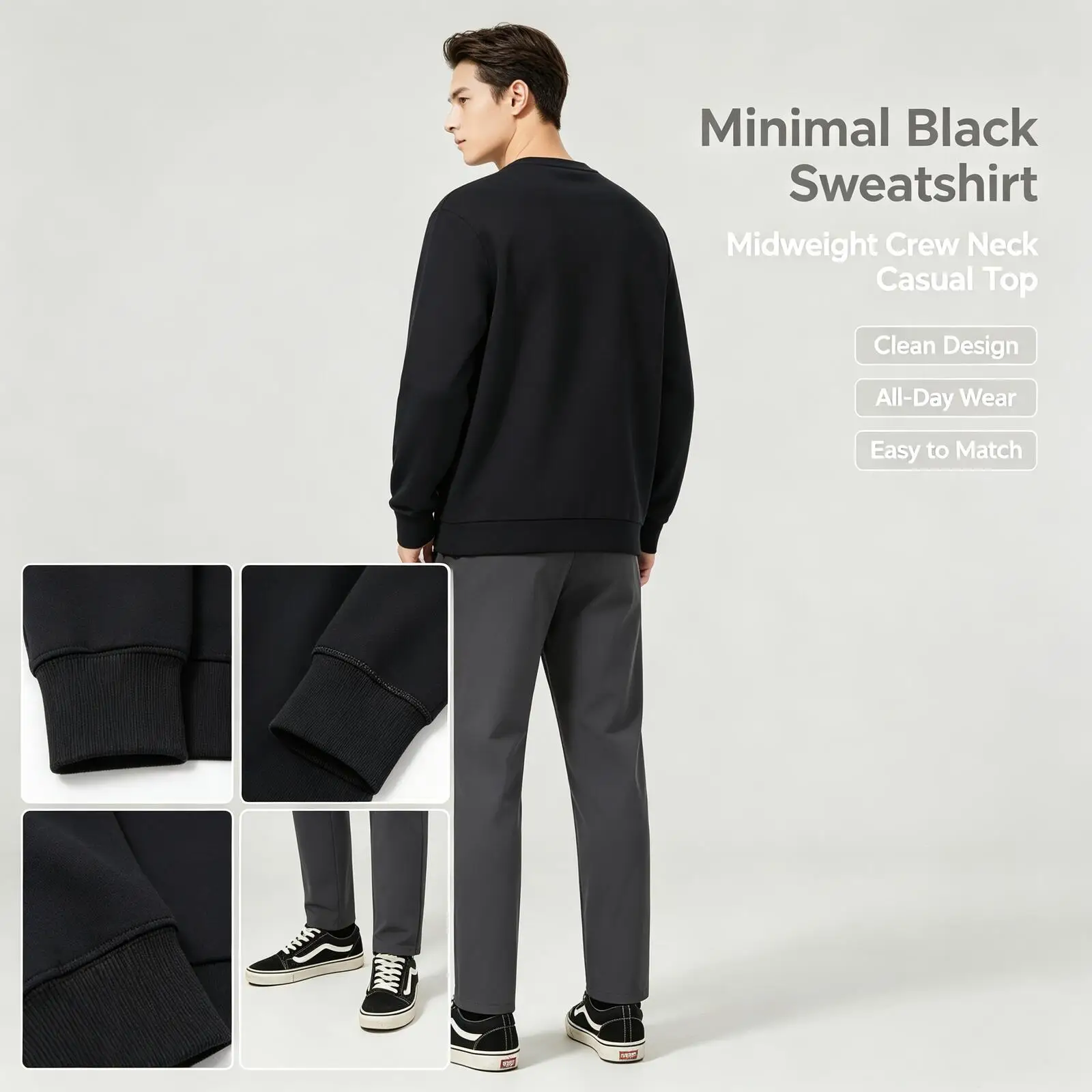 Under Armour Men's Round-Neck Sweatshirt, Trendy, Fashionable, Loose, Casual, Sporty, Breathable Pullover Top 1381688-001