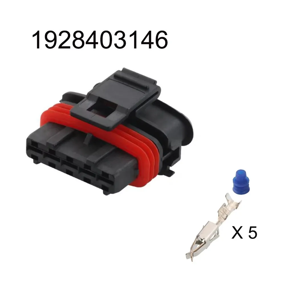 

5 Pin female auto waterproof connector plug Air flow meter sensor plug 1928403146 With terminal 1 928 403 146