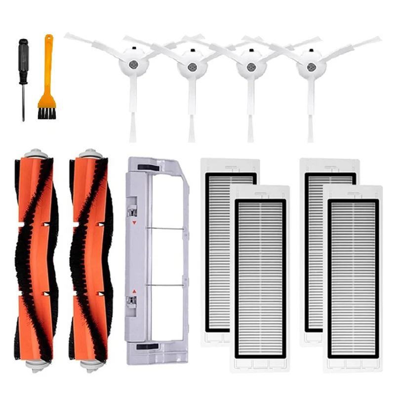 BISM Main Side Brush Filter For Xiaomi 1S SDJQR01RR Roborock Sweeper S5 Max S50 S55 S6 Pure S6 Maxv Accessory