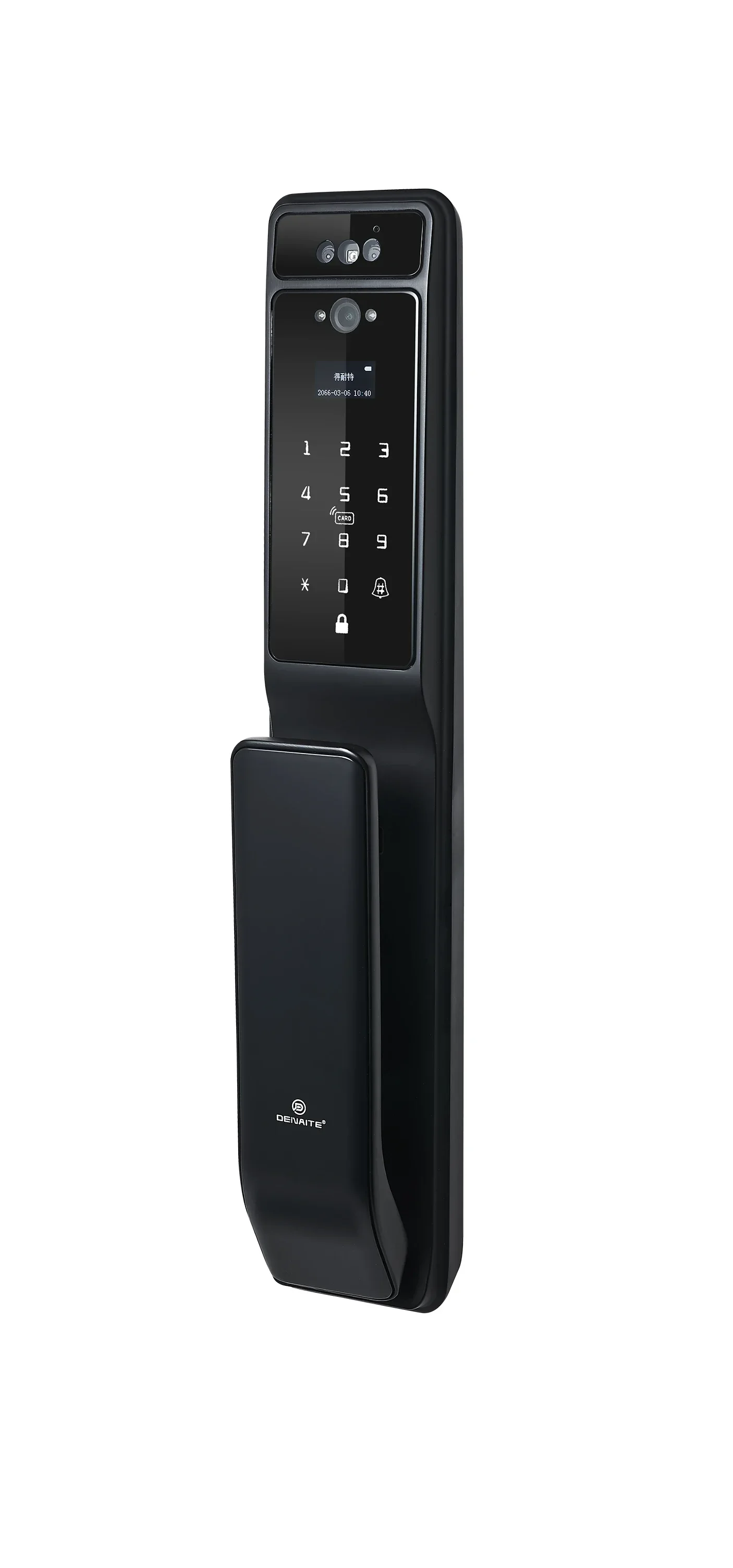 Biometric Finger Print Scanner Smart Door Lock Electronic Digital Push Pull Automatic Smartlock