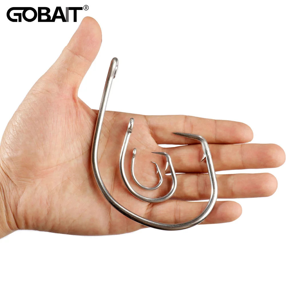 Fishhook 5/0-14/0 Giant Tuna Shark Fish Hook Steel Alloy Gaff Barbed Angle Radian Bend Barb Fishing Gear In-line Circle Hooks - AliExpress 18 Fishhook 5/0-14/0 Giant Tuna Shark Fish Hook Steel Alloy Gaff Barbed Angle Radian Bend Barb Fishing Gear In-line Circle Hooks - AliExpress 18
