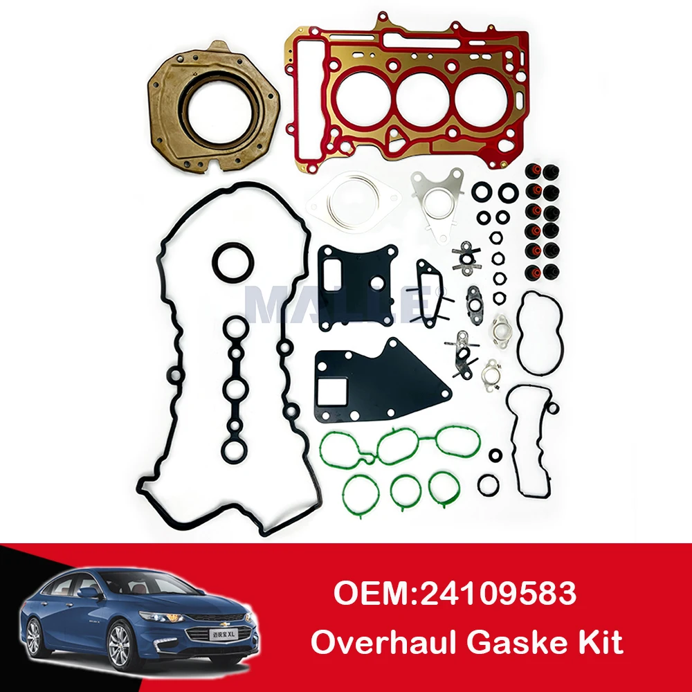 

Engine Complete Overhaul Gasket Kit For GM Buick New Encore Trax 1.0T LIV Full Rebuilding Gasket Set Auto Accessories 24109583