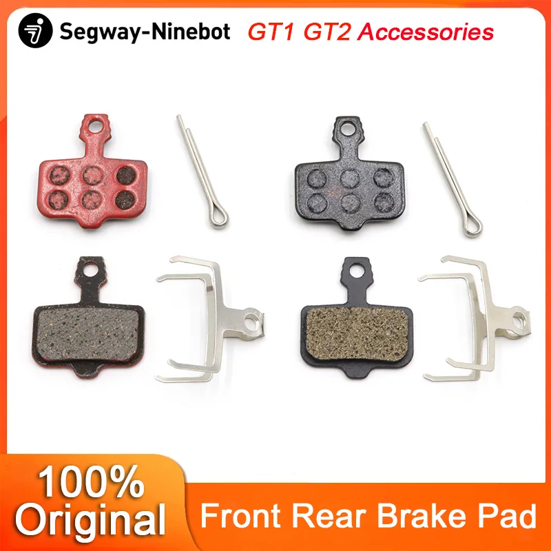 Original Front Rear Brake Pads For Ninebot by Segway GT1 GT2 Super Electric Scooter Front Rear Wheel Disc Brake Pads Parts