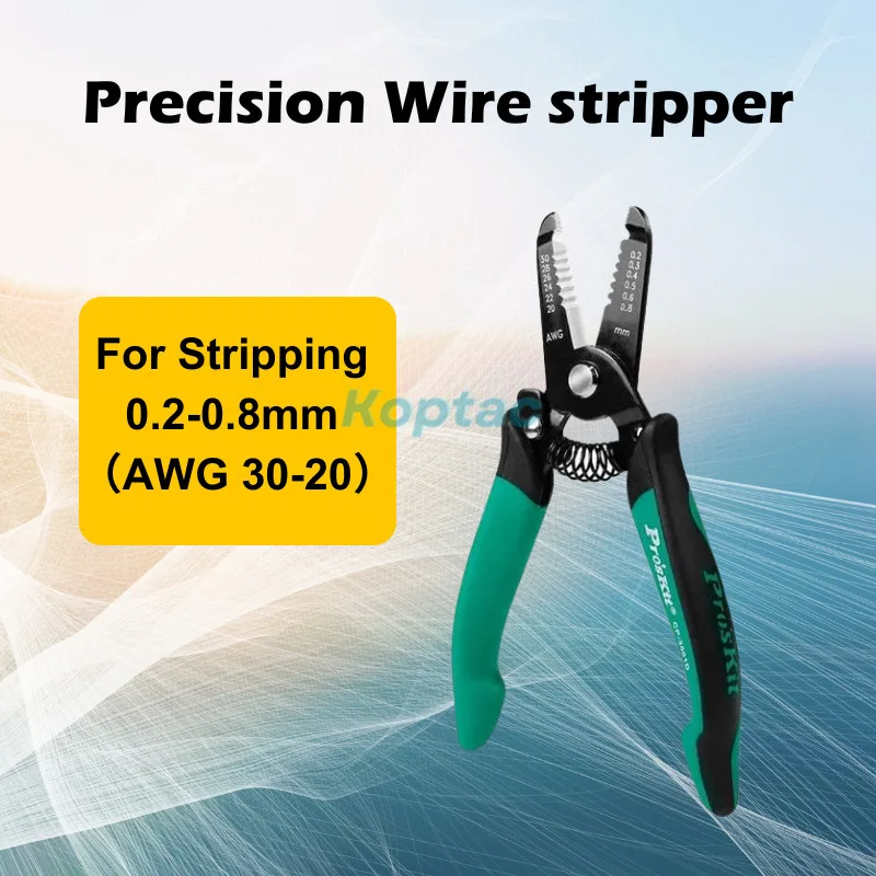 

Proskit CP-3001D two-color electronic wire stripping pliers wire cutters crimping pliers electrician wire strippers FTTH