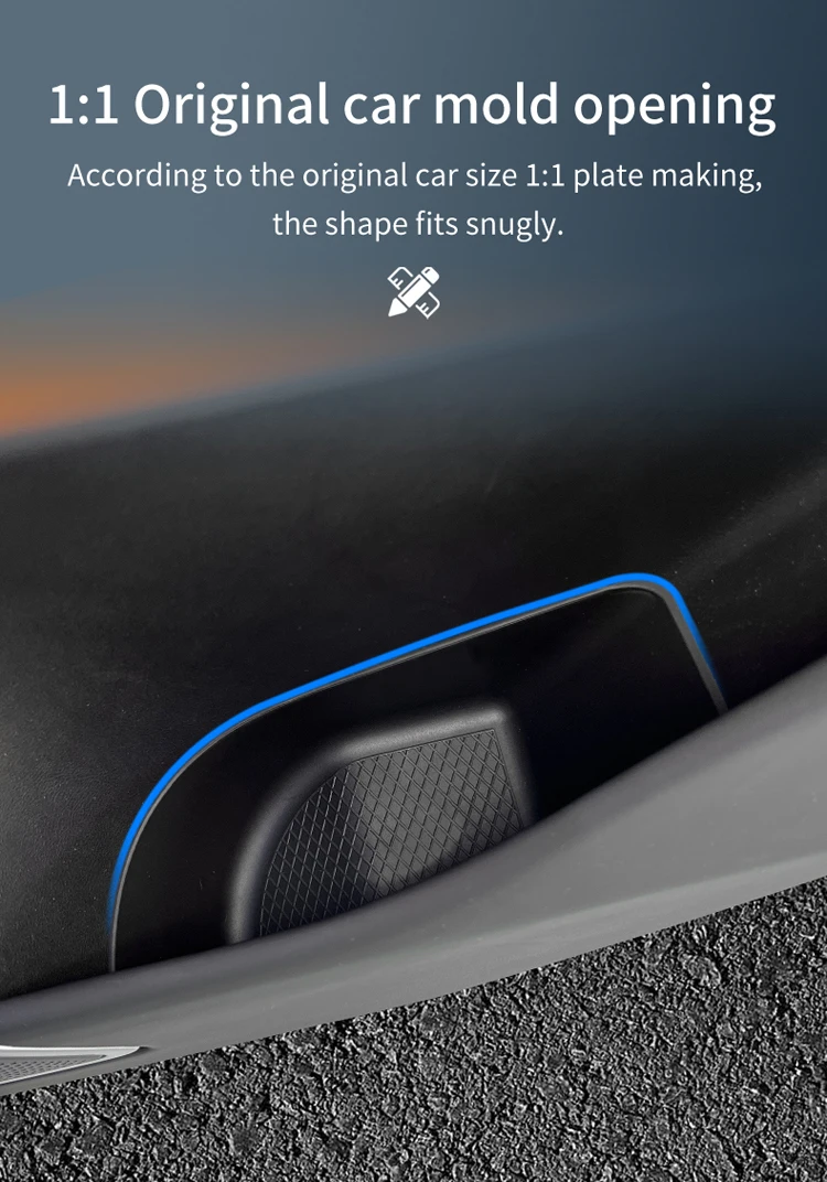 Smabee for Xpeng G9 2024 2025 2026 Door Side Storage Box TPE Front Rear Door Handle Organizer Tidying Car Accessories