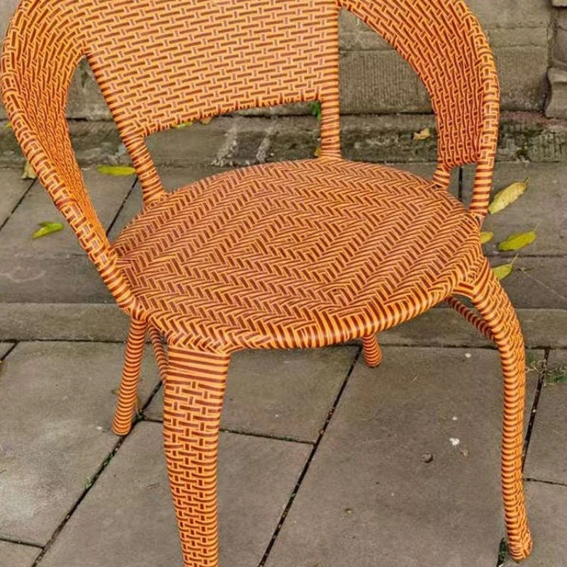 

Стул из ротанга, бытовой одиночный бытовой стул для отдыха на балконе