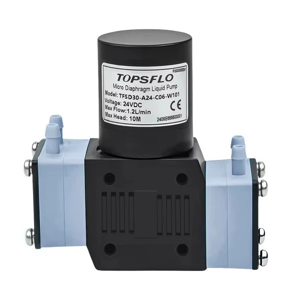 

TOPSFLO Миниатюрный мембранный жидкостный насос постоянного тока с двойной головкой для медицинского оборудования