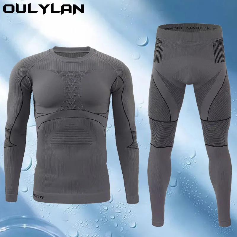 Underwear For Men Male Thermo Clothes Compression Set Thermal Tights Winter Leggings Outdoor Sort Suit Quick Dry Ski Thermal