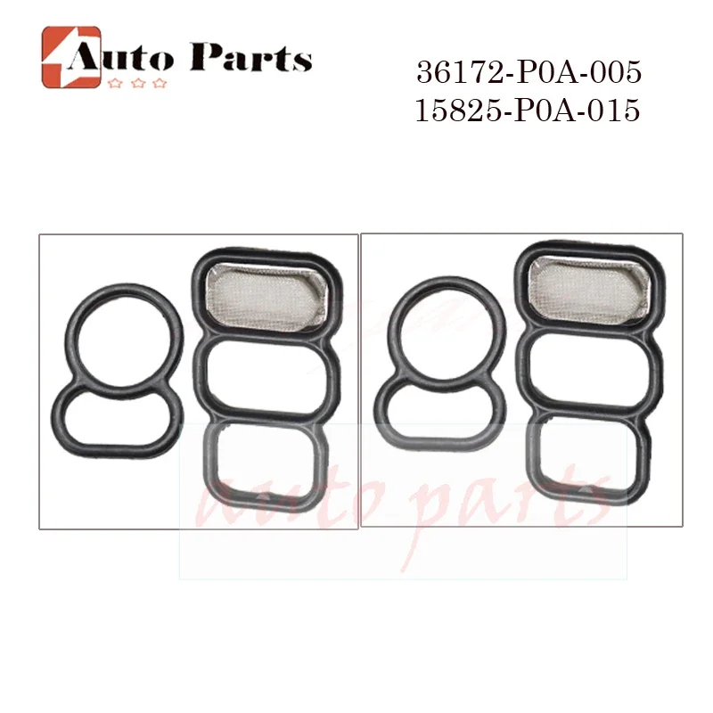 Parts 15825-P0A-015 36172-P0A-005 Head Cylinder VTEC Solenoid Gasket Spool Valve Filter For Honda Accord Odyssey