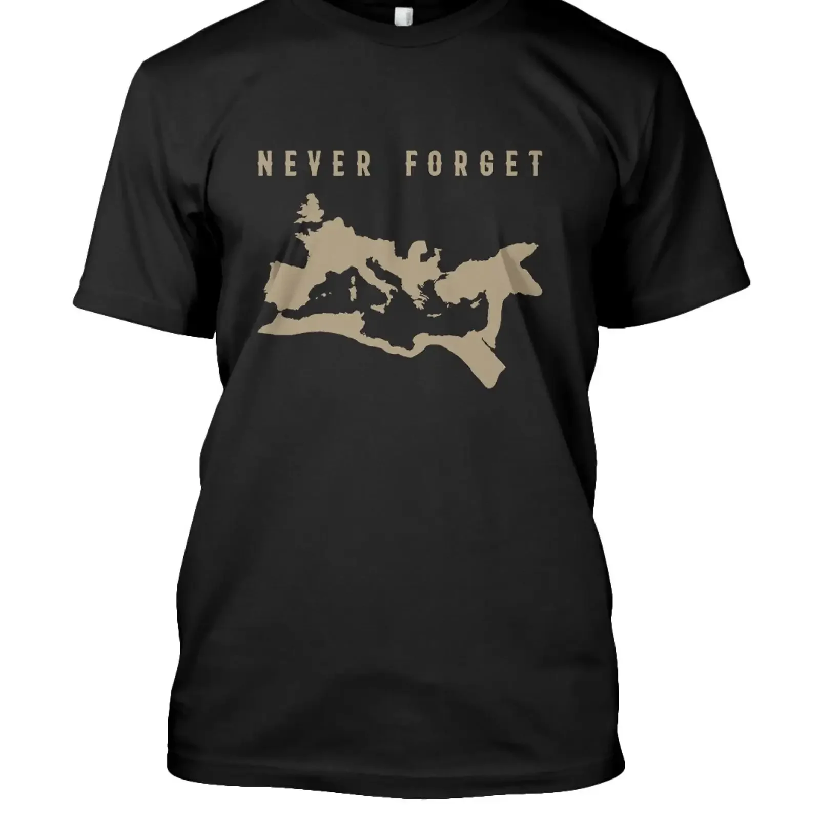 NEW LIMITED Roman Empire Map Ancient SPQR Julius Caesar T Shirt S 3XL vintage Washed Stretched homme Casual Unisex streetwear