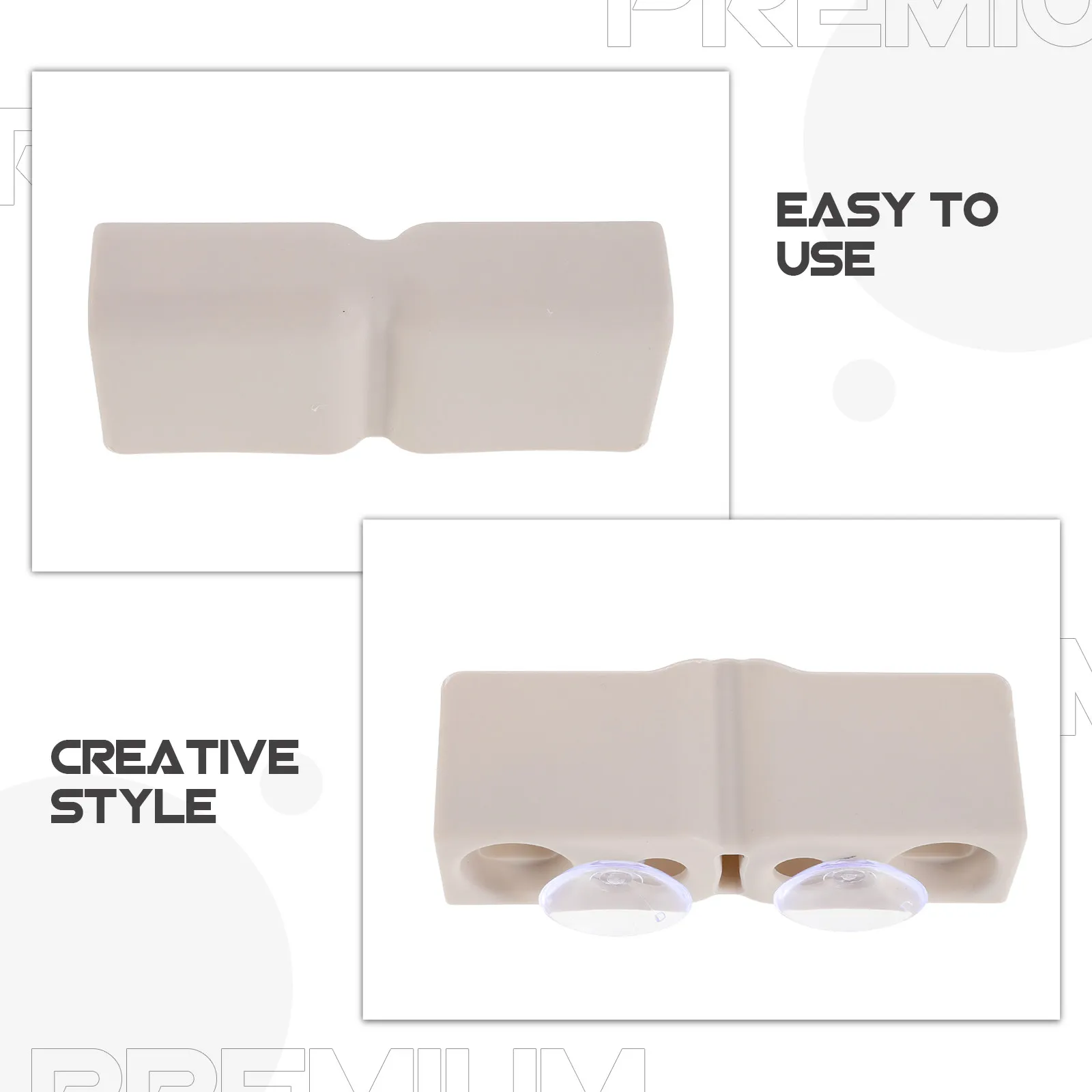 2Sets Playpen Connectors with Suction for Indoor Safety Fencing Plastic Fence Fittings Baby Gate Banister Adapter Play Yard