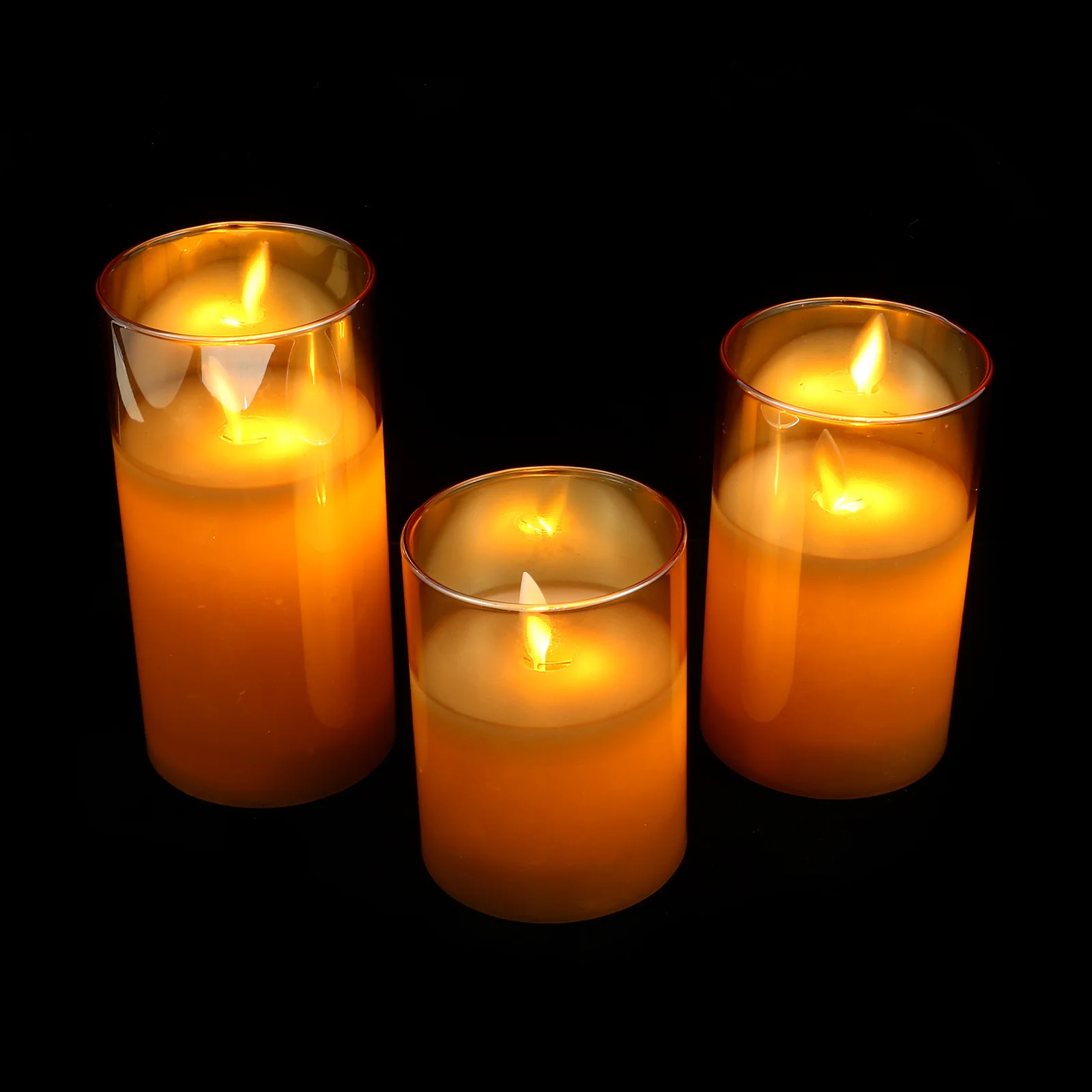 1세트 LED 전기 램프 크리스마스 파티 휴일 장면 장식 데스크탑 장식품을 위한 무불꽃 조명