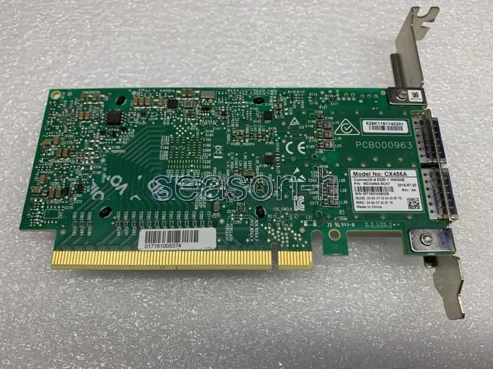 ConnectX-4 CX456A-ECAT CX456A X16 100G network card