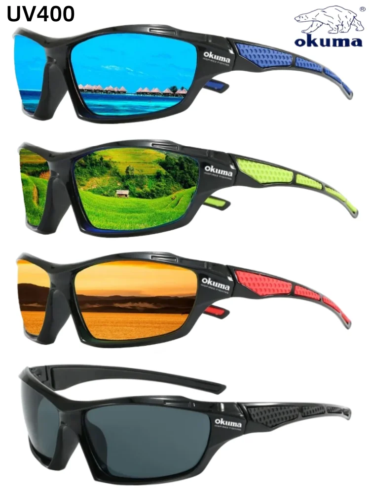 AliExpress NONE Okuma polarized fishing goggles UV400 are suitable for outdoor wearing such as fishing, cycling, and driving