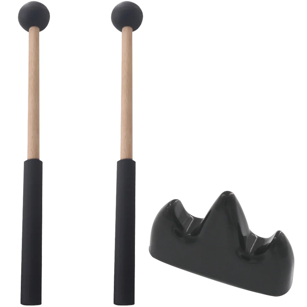 

1 set 1 Set Tongue Drum Drumstick Percussion Instrument Sturdy Mallet With Bracket Smooth Durable Lightweight Practice Tool For