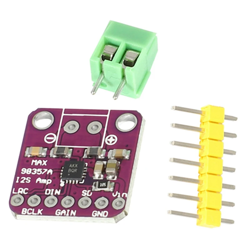 5X Max98357 I2S 3W Class D Amplifier Breakout Interface Dac Decoder Module Filterless Audio Board For Raspberry Pi Esp32